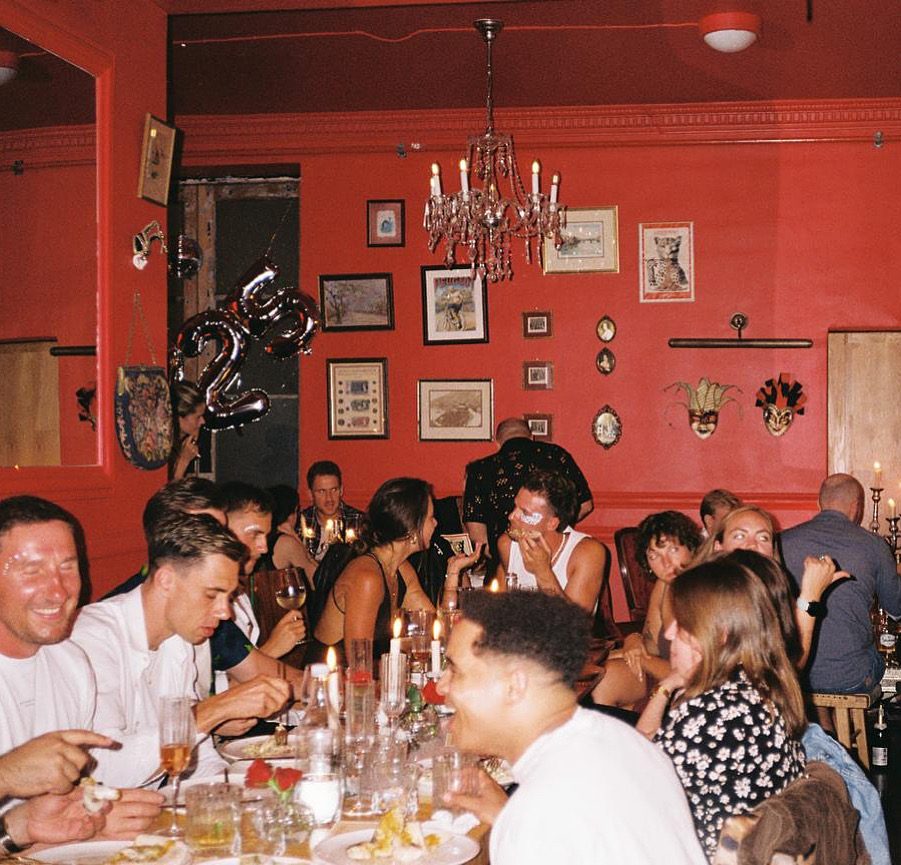 A full room on a busy night